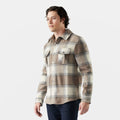 Anchor Line Shirt Jacket Almond Plaid - ver - 1