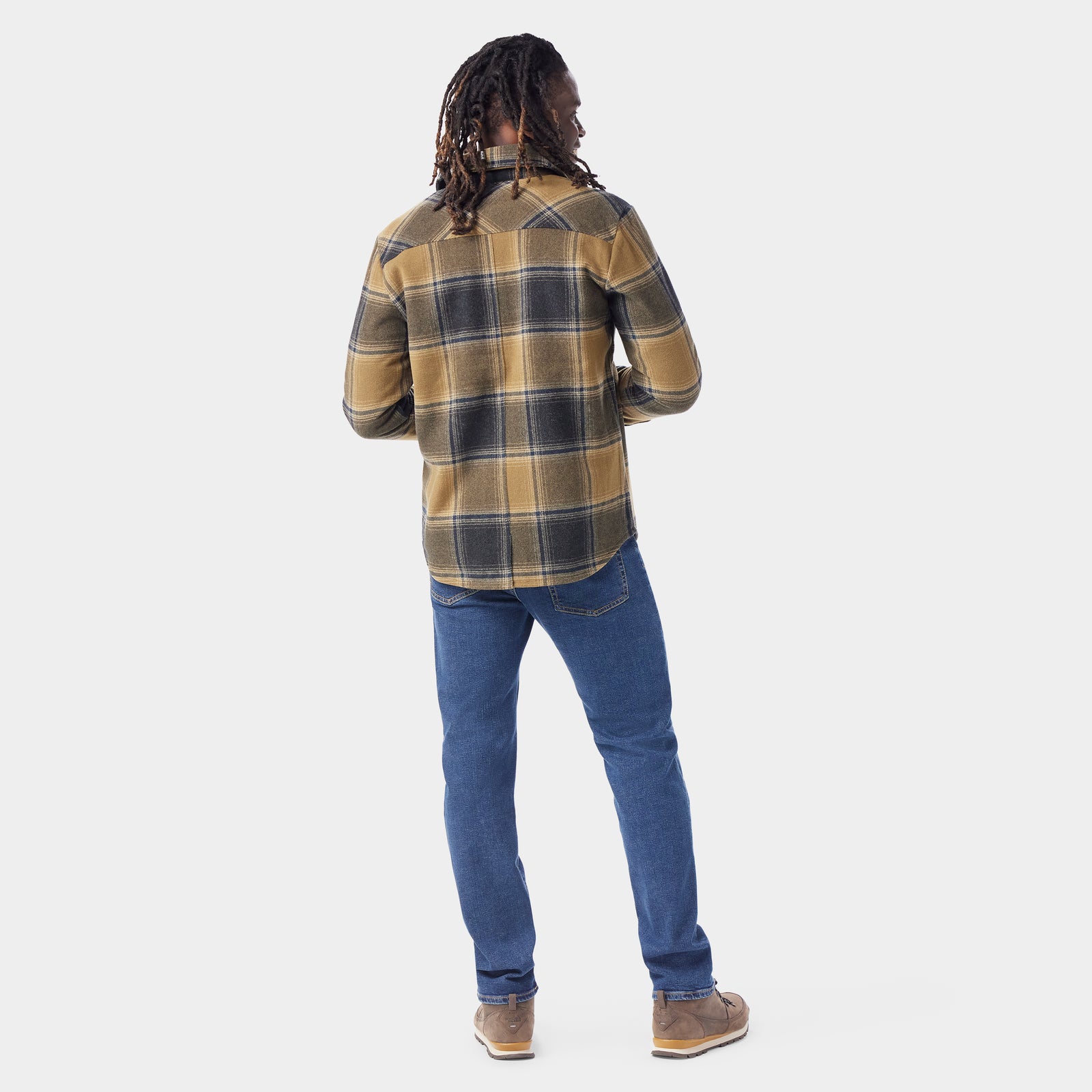 Anchor Line Shirt Jacket Winter Moss Plaid - ver - 2