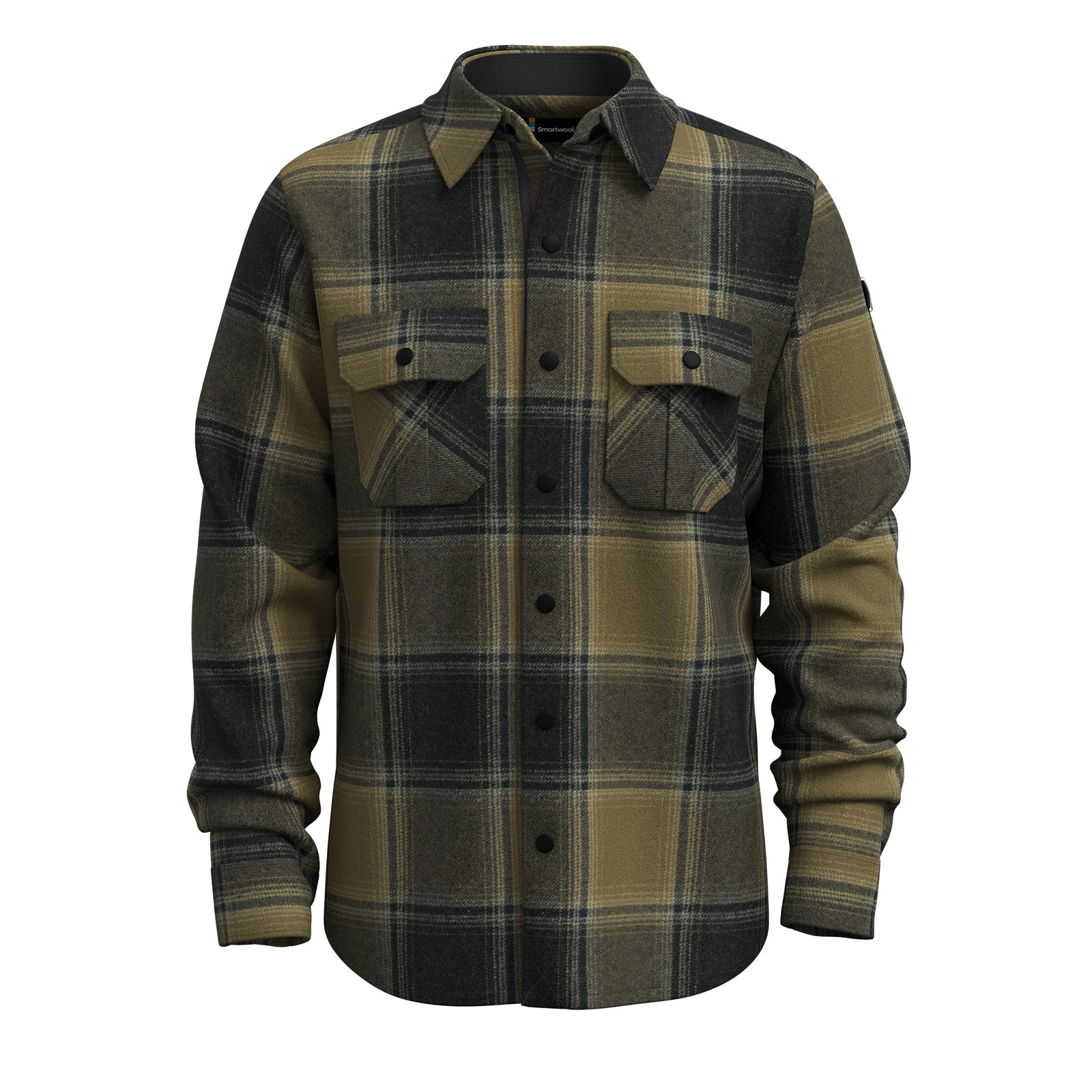 Anchor Line Shirt Jacket Winter Moss Plaid - ver - 3