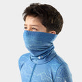 Kids' Thermal Neck Gaiter Indigo Linear Peaks - ver - 2