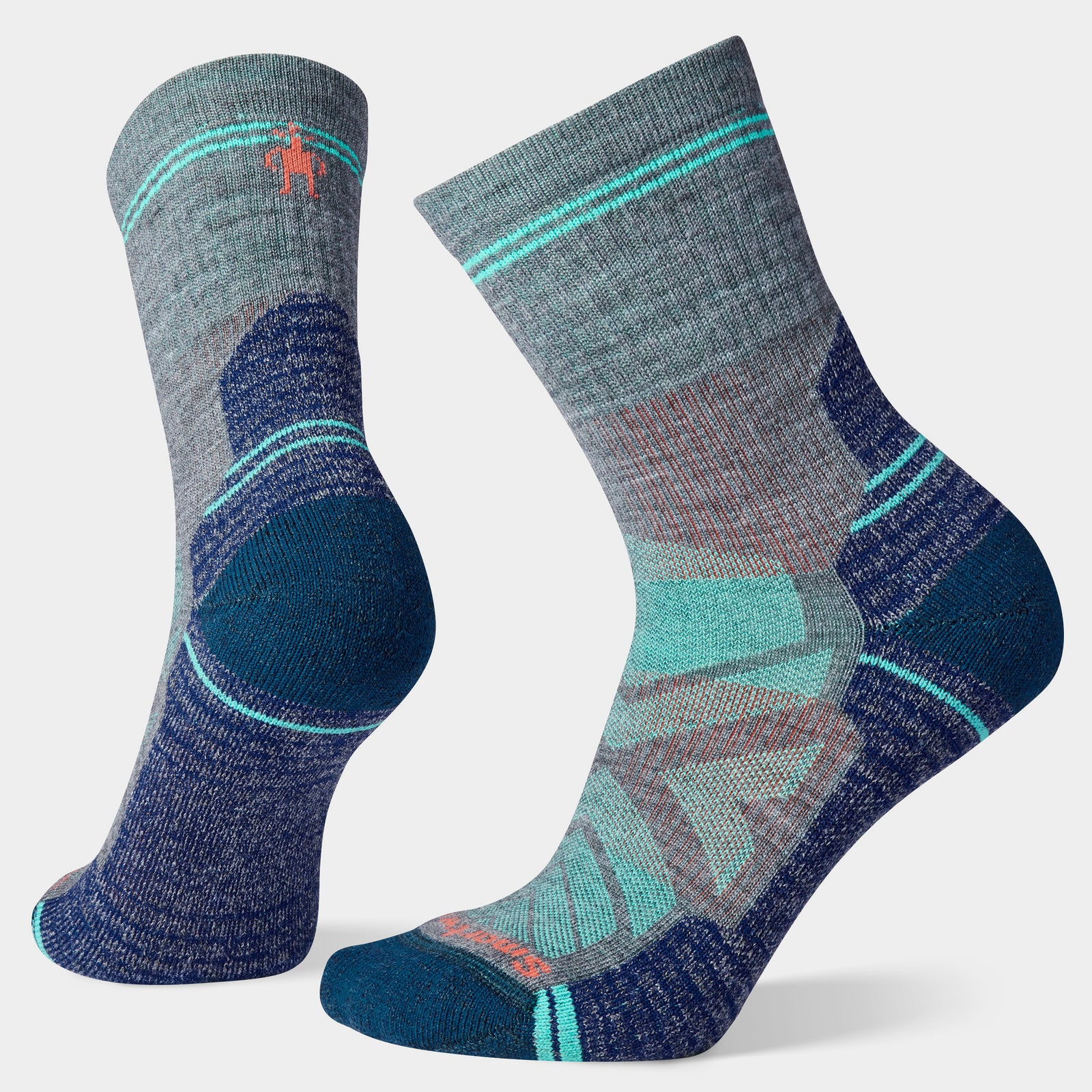 Calze da trekking Light Cushion Mid Crew da donna  - visualizza - 1
