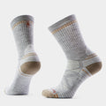 Women's Hike Crew Socks Light Gray-White - ver - 1