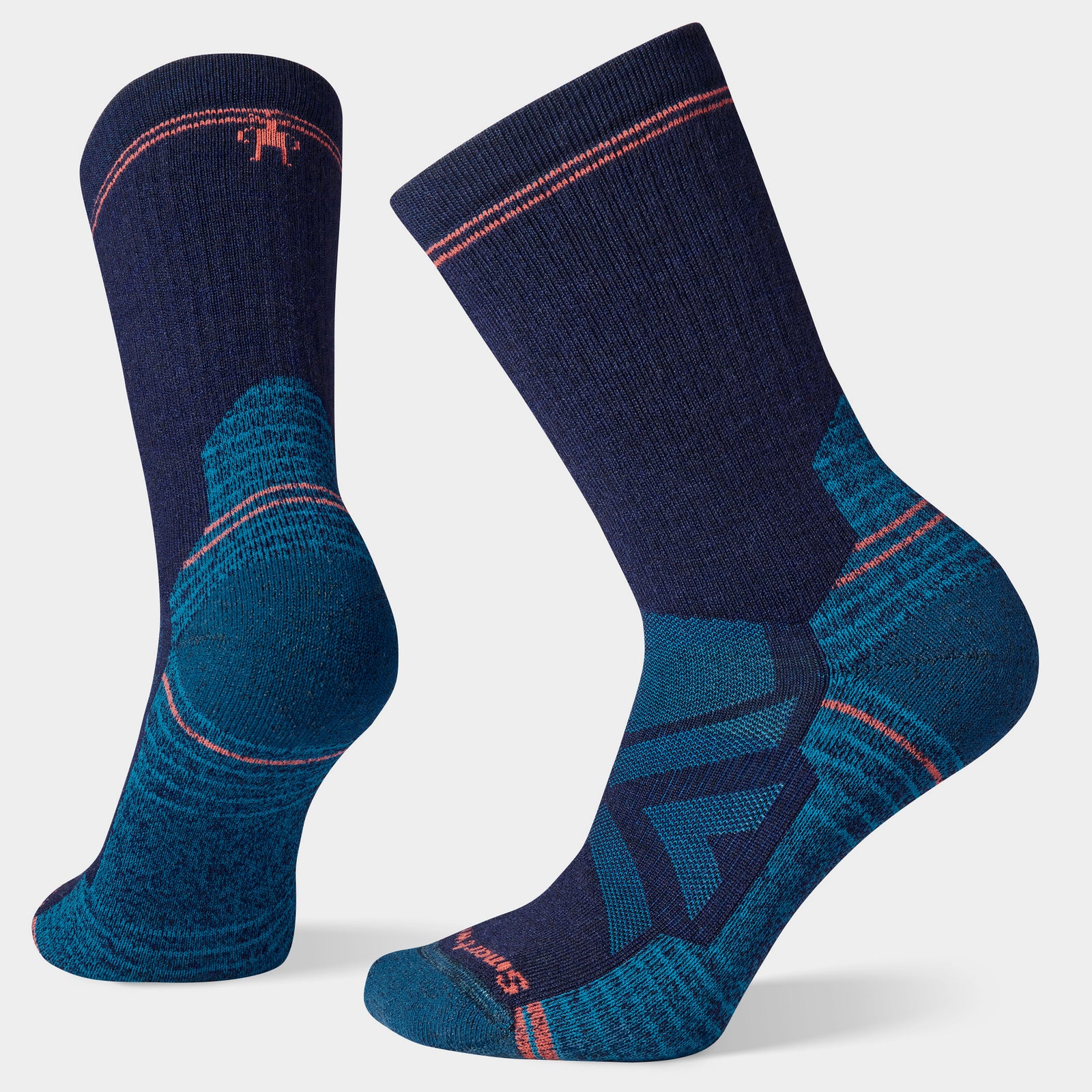 Women's Hike Crew Socks Deep Navy - ver - 1