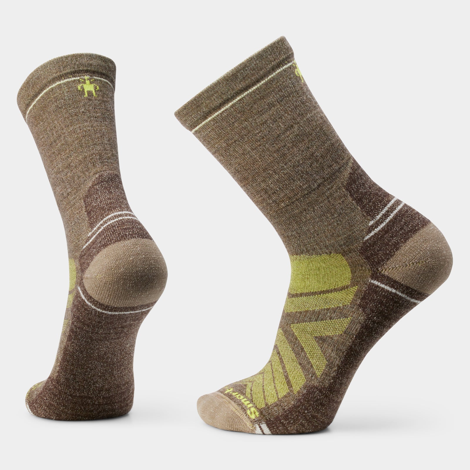 Hike Crew Socks Military Olive-Fossil - ver - 1