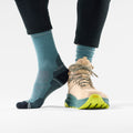 Hike Crew Socks Dusty Teal - ver - 2