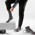 Wandersocken Light Cushion Crew mit Mountain Range-Print  - ansehen - 2