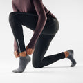 Run Low Ankle Socks Medium Gray - ver - 2