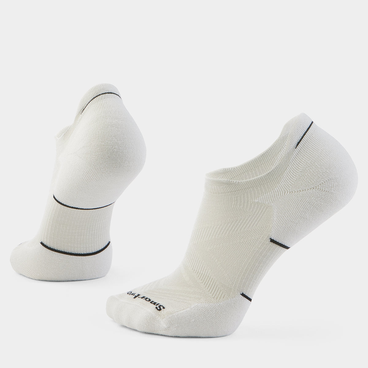 Run Low Ankle Socks Black-White - 1