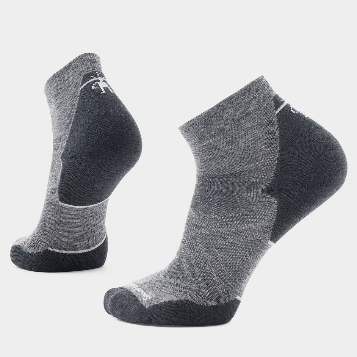 Chaussettes de course Targeted Cushion Ankle Medium Gray - 1