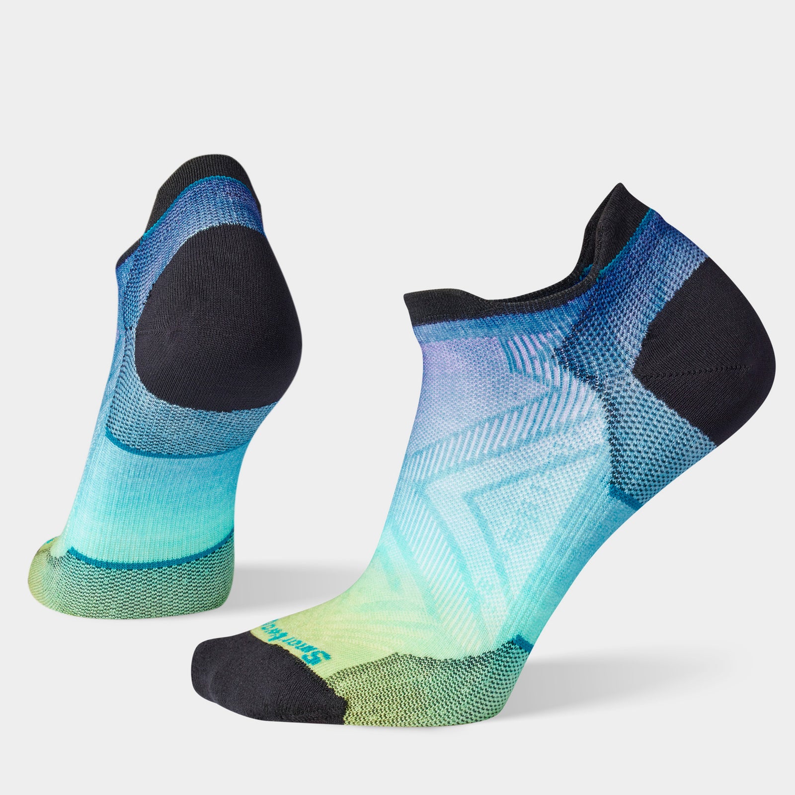 Women's Run Ombre Print Low Ankle Socks Capri - ver - 1