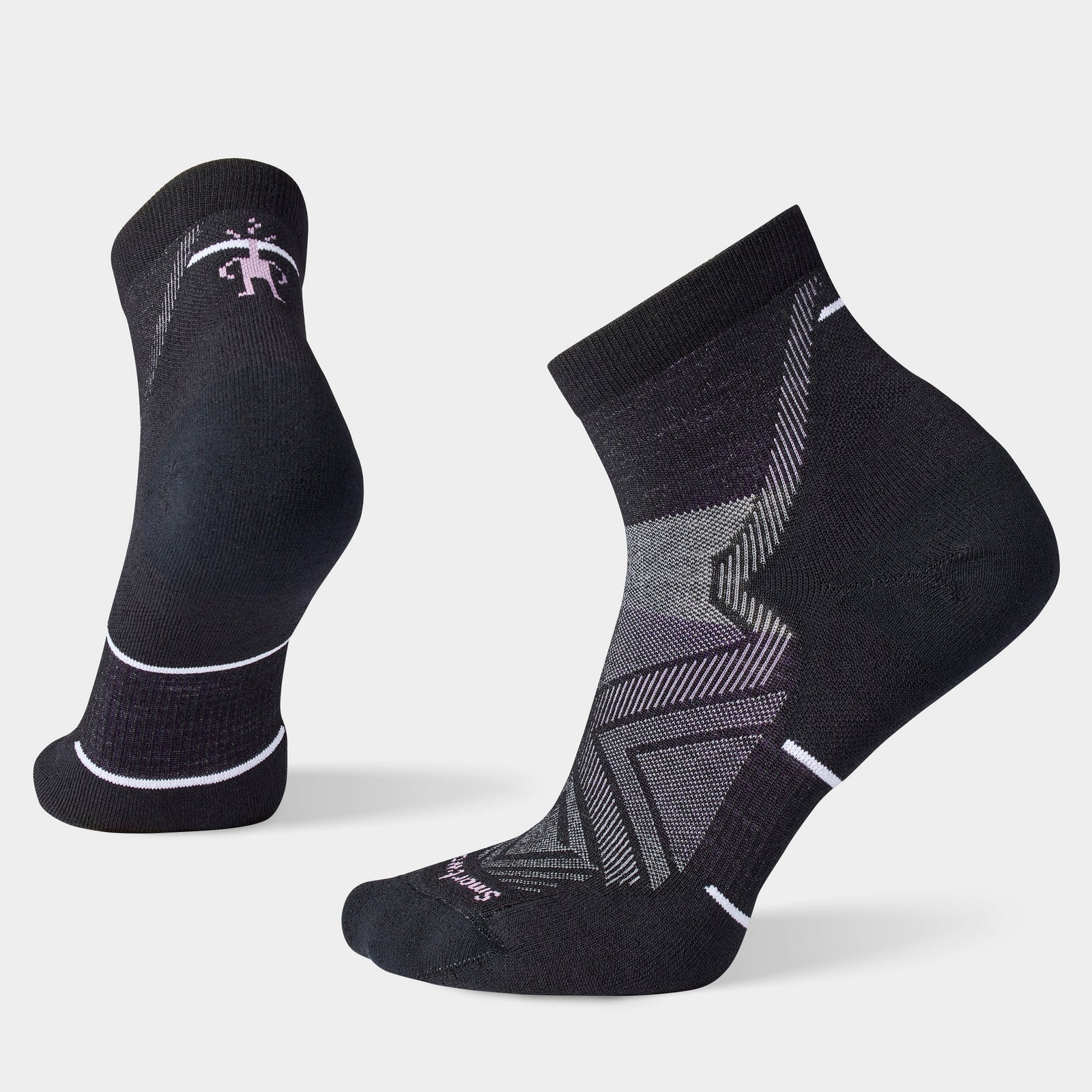 Women's Run Ankle Socks Black - ver - 1