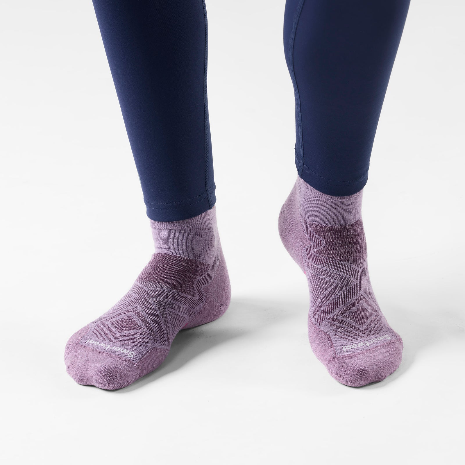 Women's Run Ankle Socks Purple Dawn - ver - 2