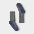 Kids' Hike Crew Socks Medium Gray - ver - 1