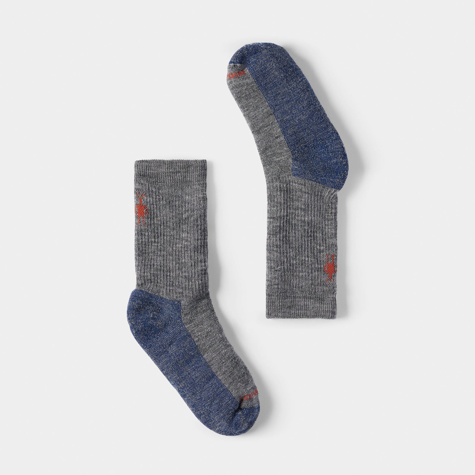 Kids' Hike Crew Socks Medium Gray - ver - 1