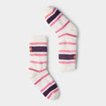 Kids' Hike Striped Crew Socks Moonbeam - ver - 1