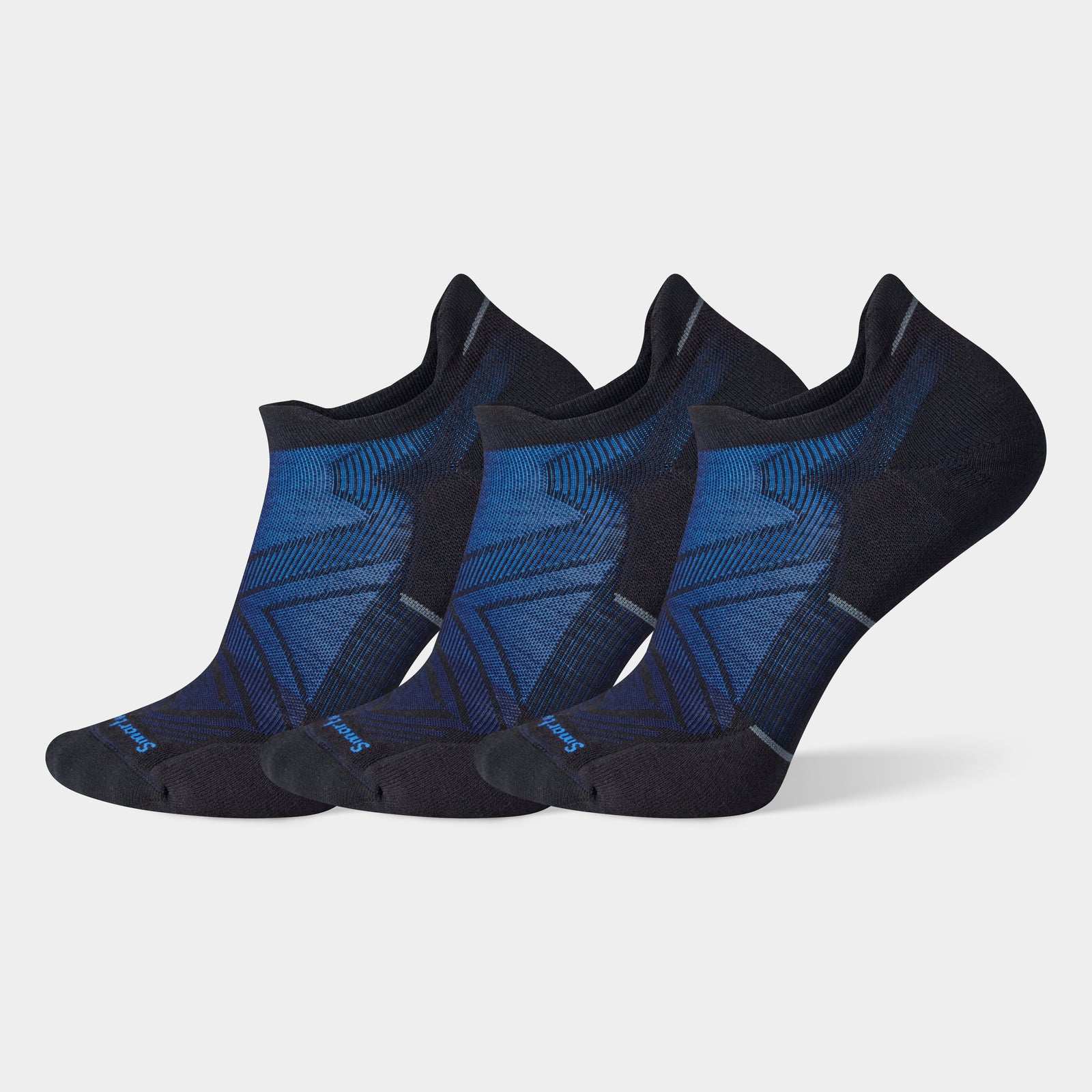 Run Targeted Cushion Low Ankle Socks 3 Pack Black - ver - 1