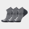 Run Targeted Cushion Ankle Socks Multipack Medium Gray - ver - 1