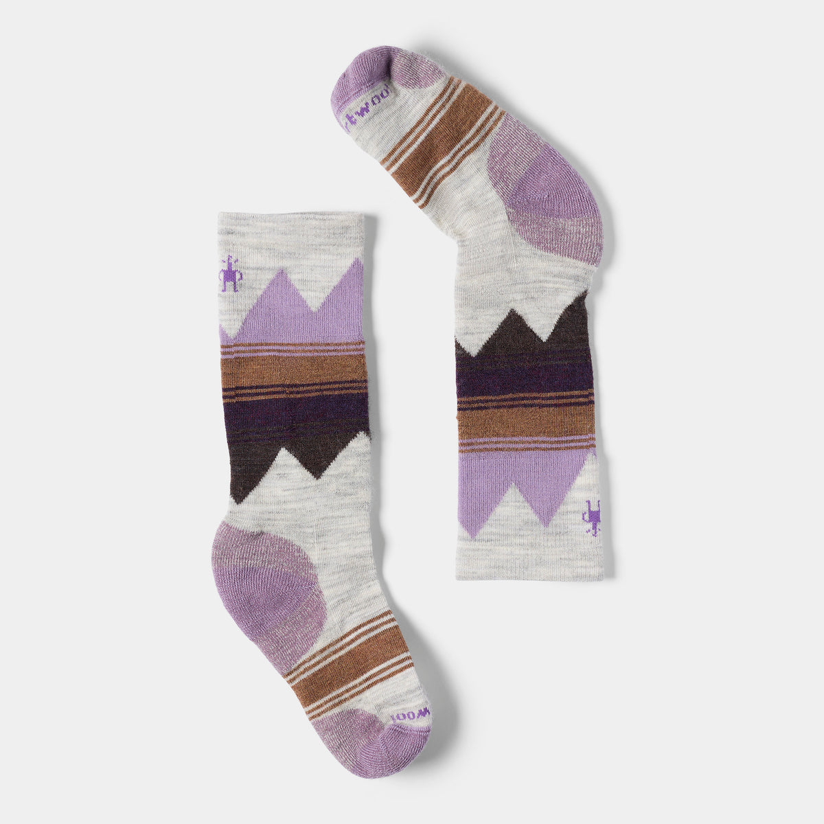 Kids' Ski OTC Socks Ash - ver - 1