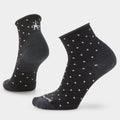 Women's Everyday Classic Dot Ankle Socks Charcoal - ver - 1