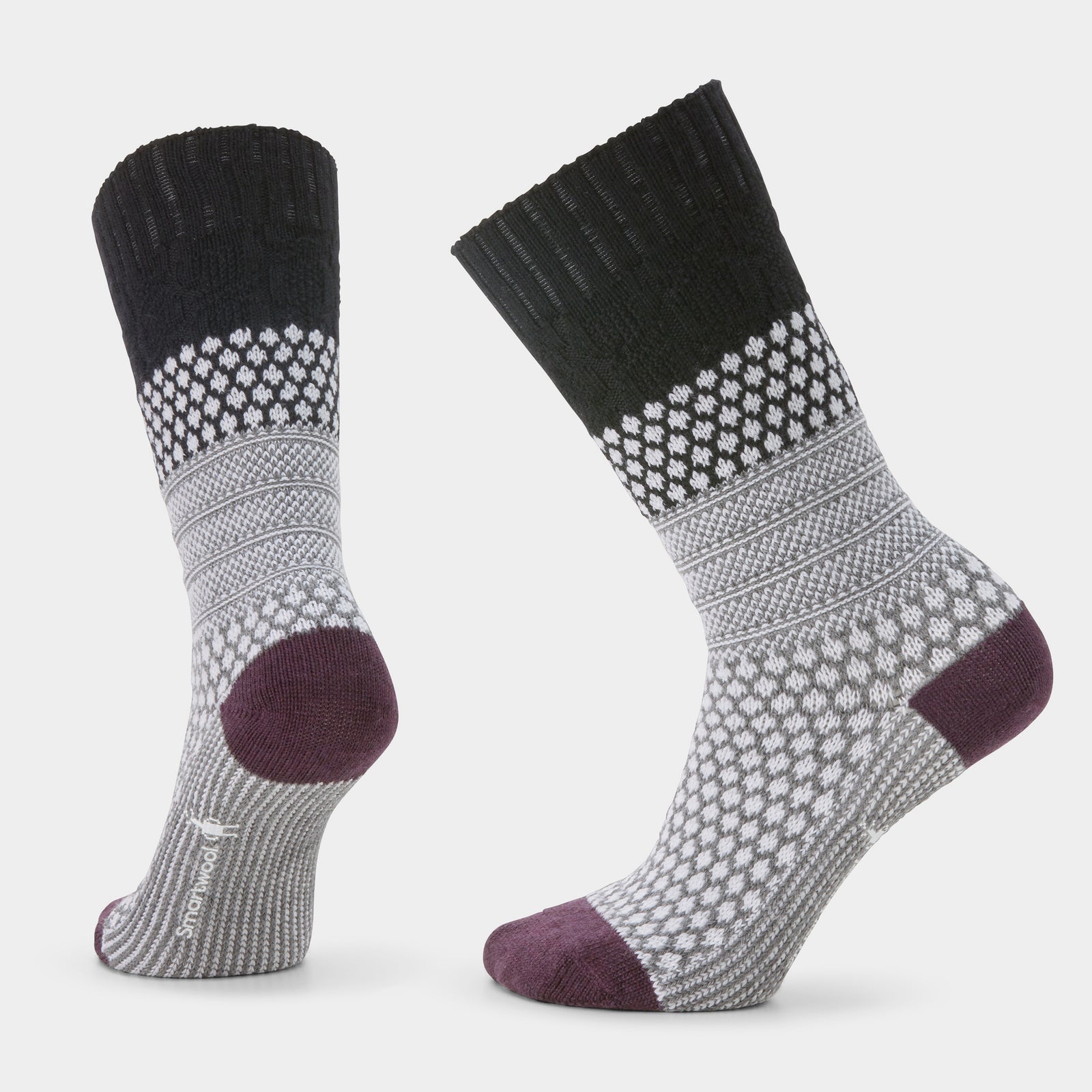 Calze casual Cozy Crew con stampa Popcorn Cable  - visualizza - 1