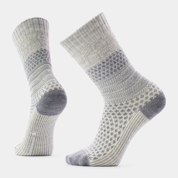 Calze casual Cozy Crew con stampa Popcorn Cable