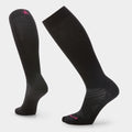 Women's Ski Over The Calf Socks Black - ver - 1