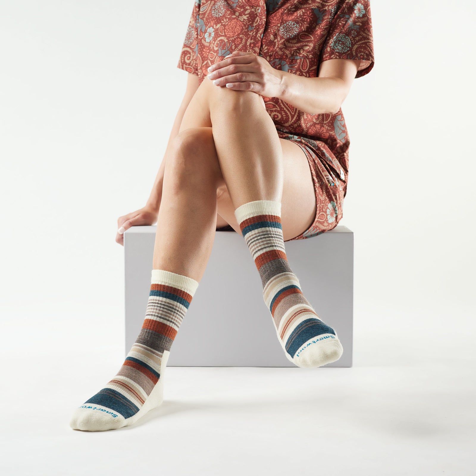Everyday Joviansphere Crew Socks Natural-Fossil - ver - 2