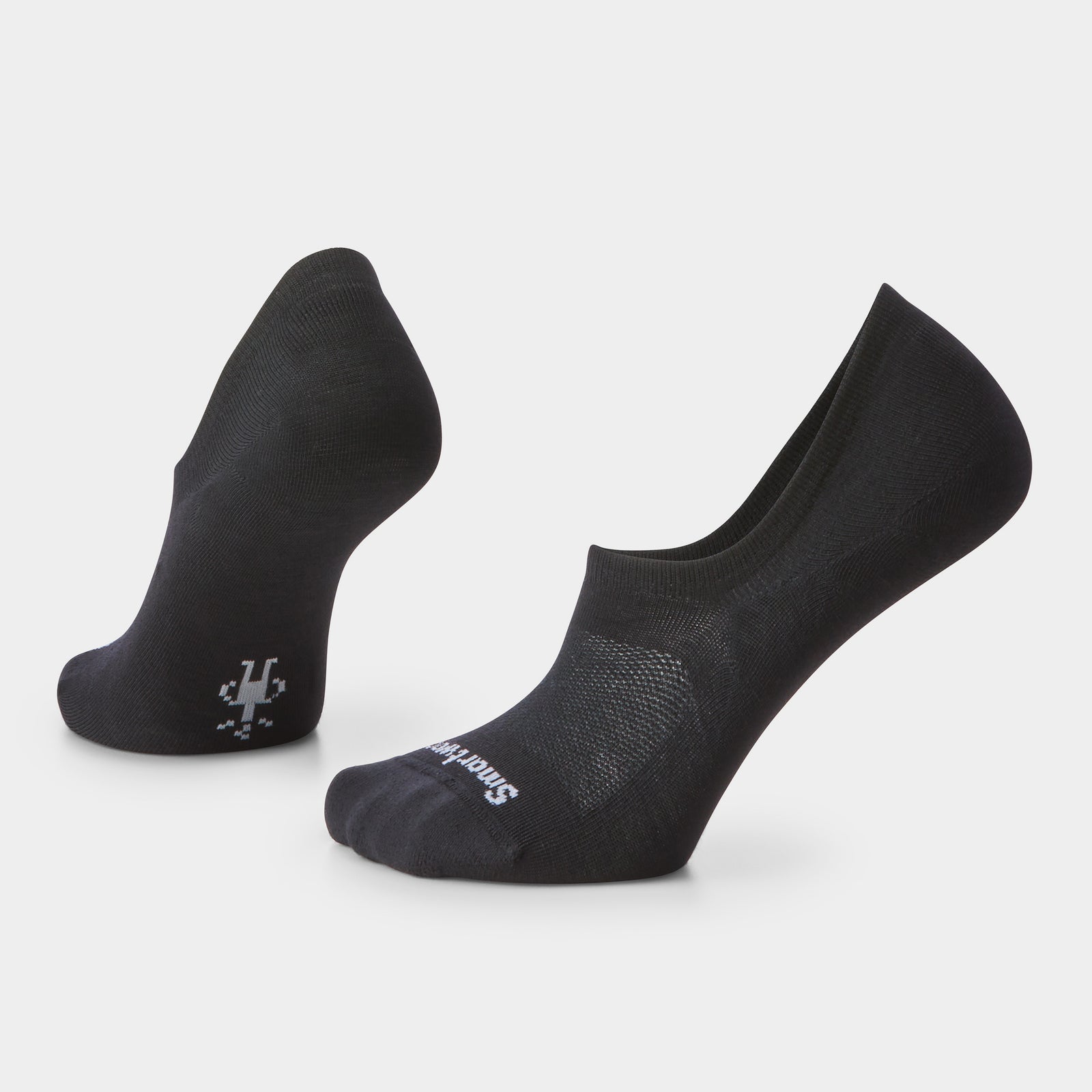Women's Everyday No Show Socks Black - ver - 1