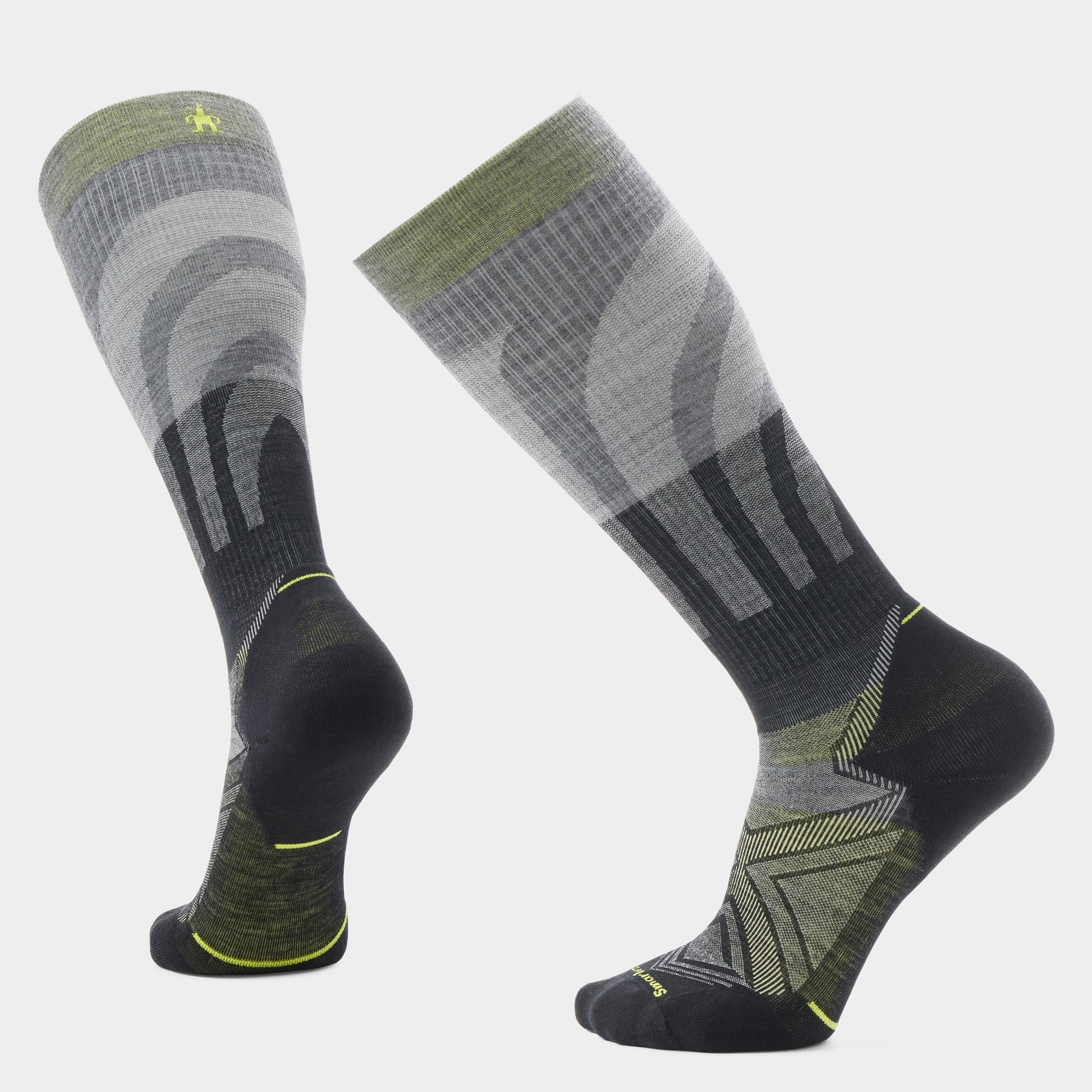 Run Compression Over The Calf Socks Medium Gray - ver - 1