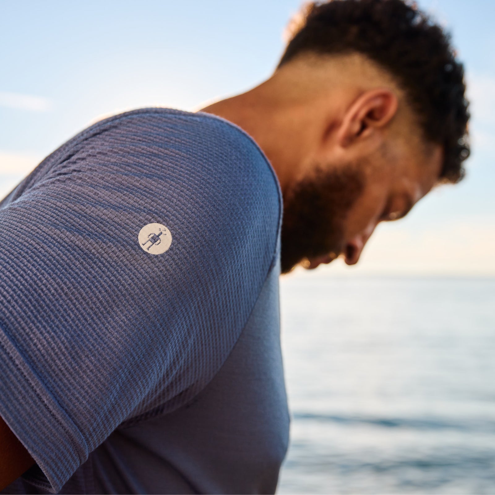 Men's Active Mesh Short Sleeve Nightfall Blue - ver - 4