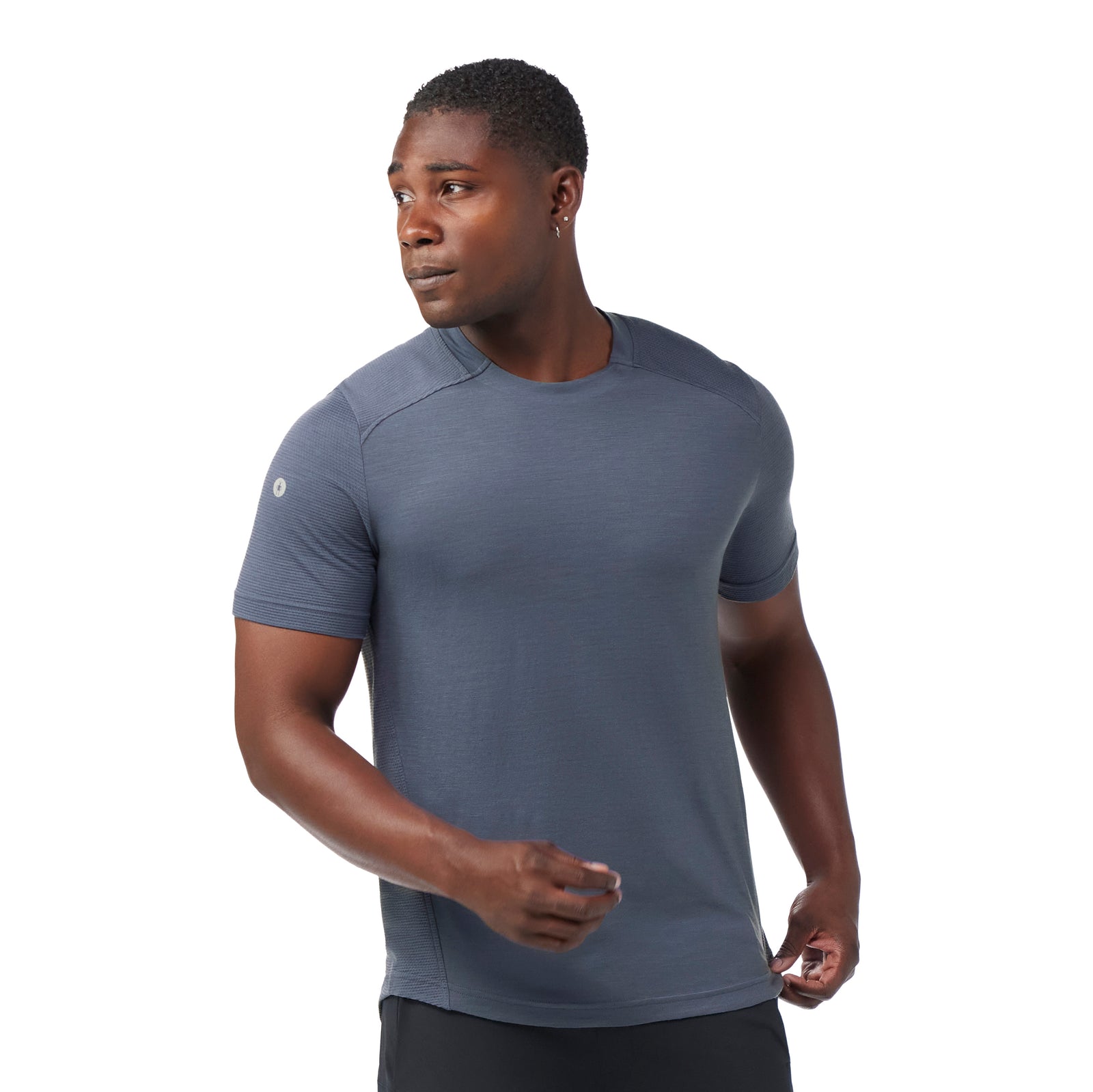 Men's Active Mesh Short Sleeve Nightfall Blue - ver - 1