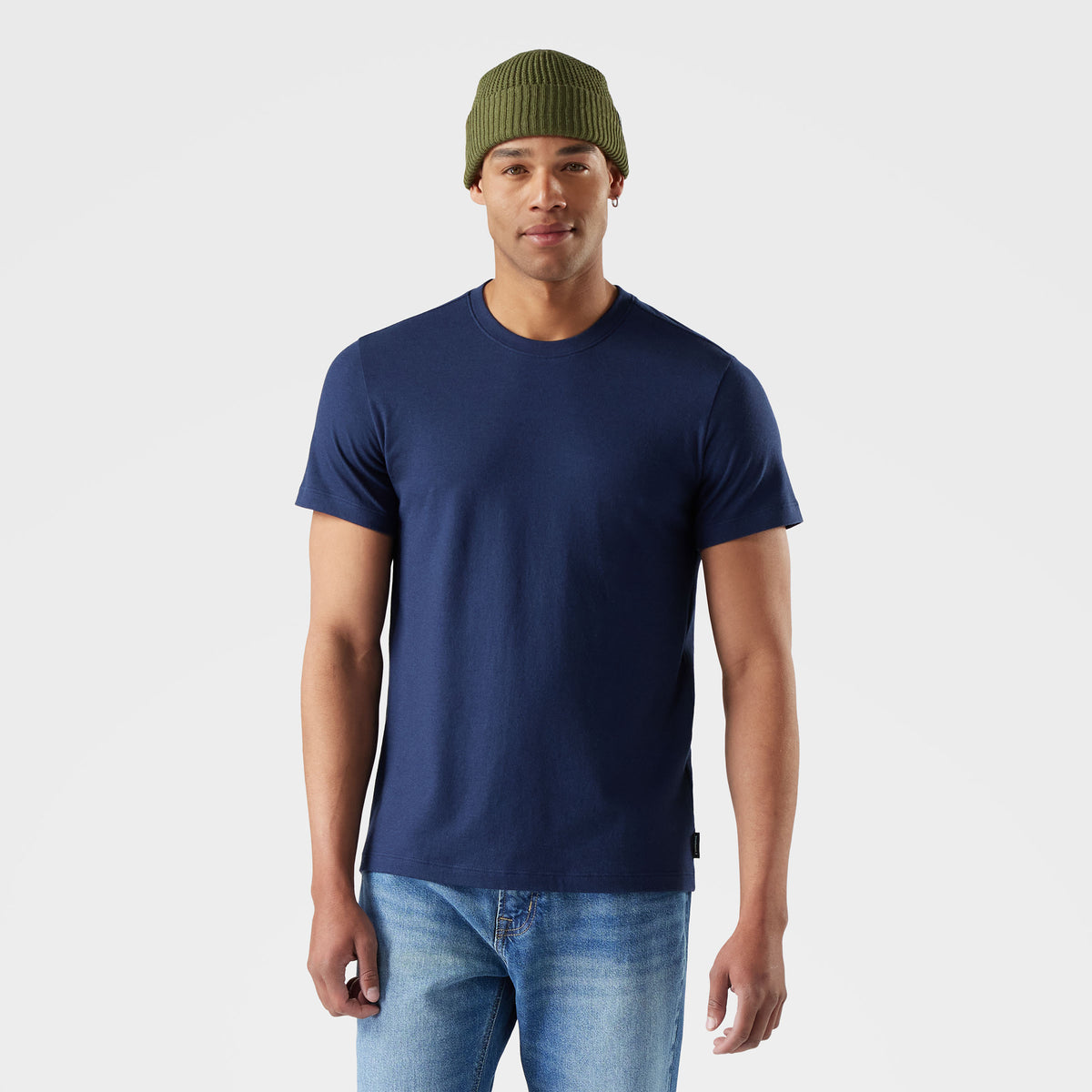 Men's Perfect Crew Short Sleeve Tee Deep Navy - 1