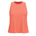 Tanktop mit hohem Halsausschnitt Active Mesh für Damen  - ansehen - 3