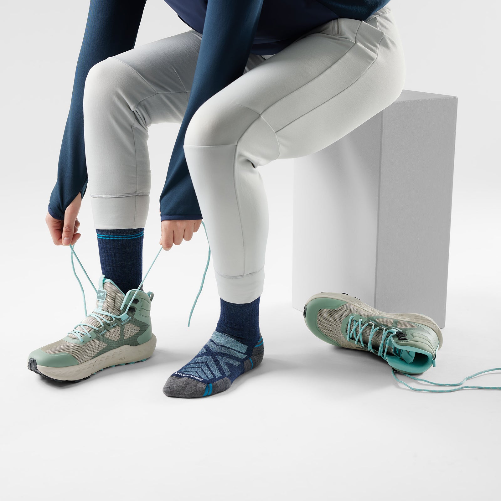 Wandersocken Targeted Cushion Crew für Damen  - ansehen - 2