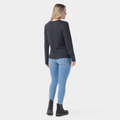 Women's Thermal Merino Rib Crew Charcoal Heather - ver - 2