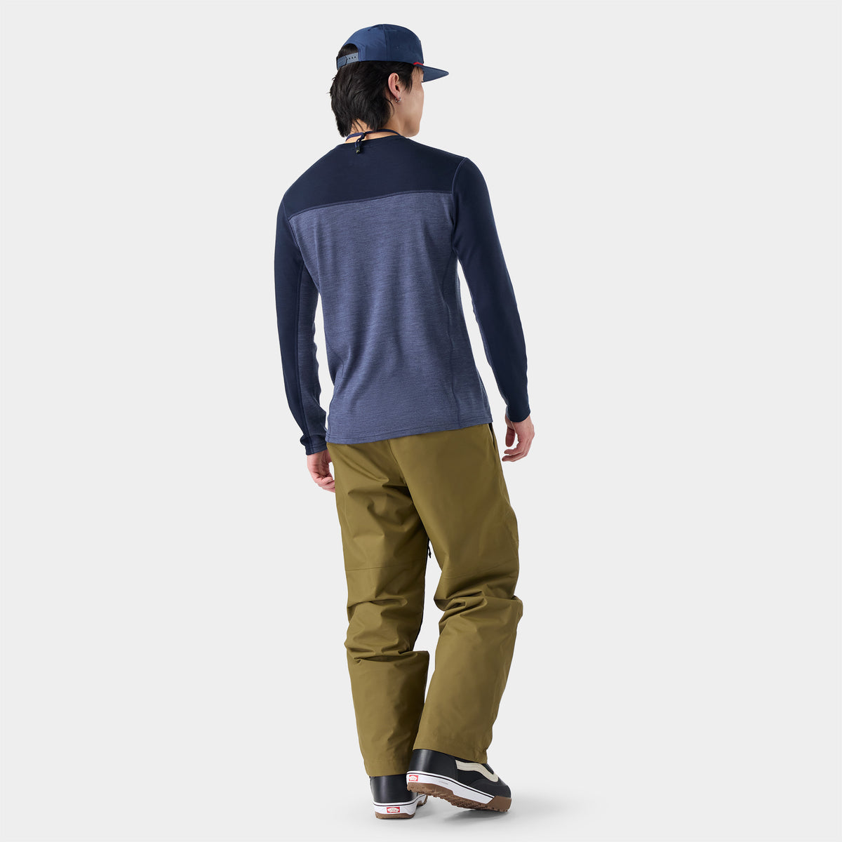 Classic Thermal Base Layer Colorblock Crew Deep Navy/Nightfall - ver - 2