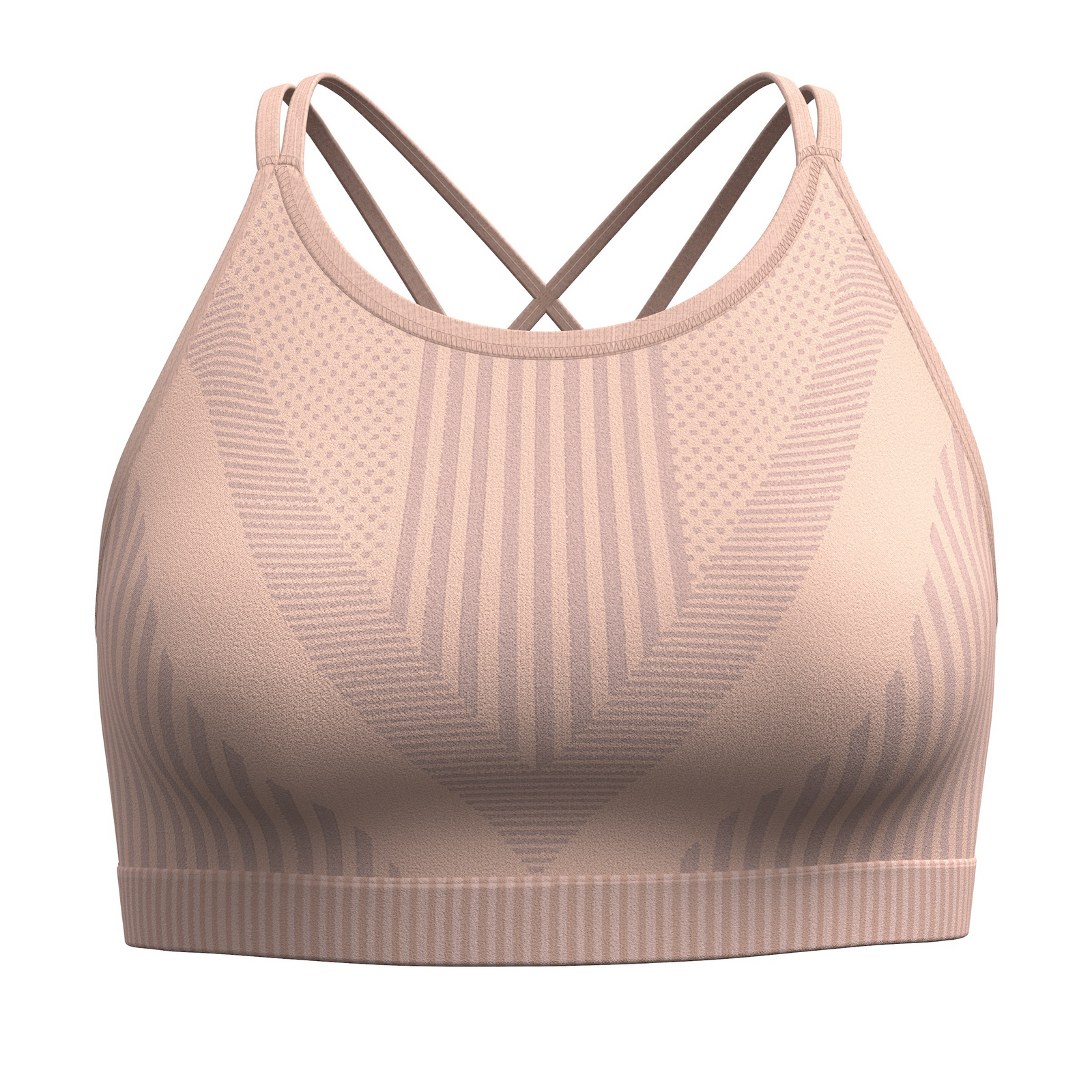 Women's Intraknit™ Strappy Bra Pink Sugar Heather - ver - 3