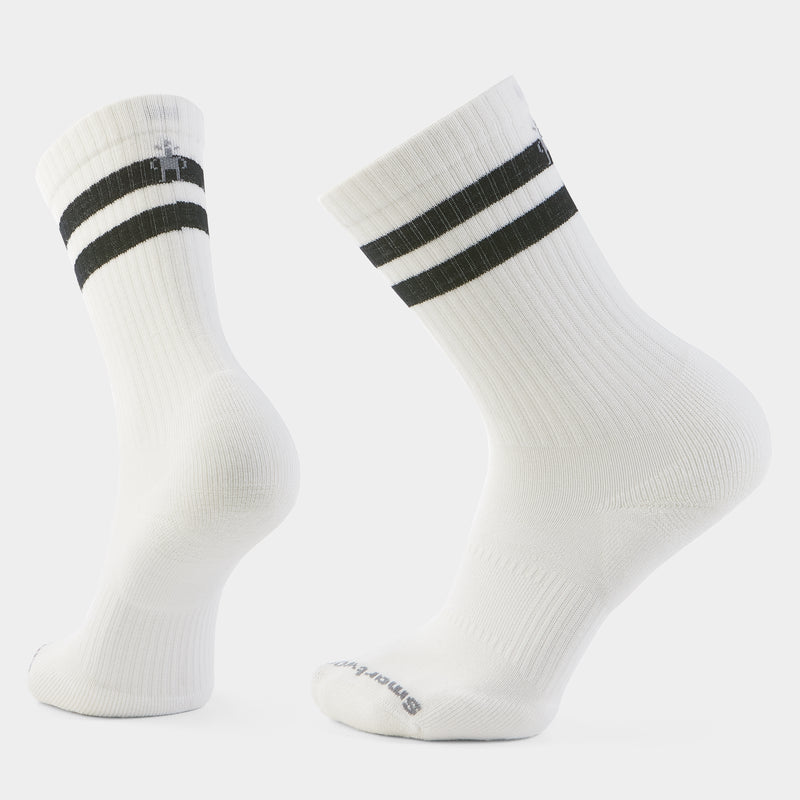 Calze sportive Crew con righe - White / S (EU 34 - 37)