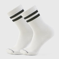 Everyday Athletic Striped Crew Socks Set