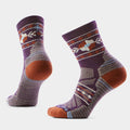 Wandersocken Light Cushion Mid Crew mit Retro Floral-Print für Damen  - ansehen - 1