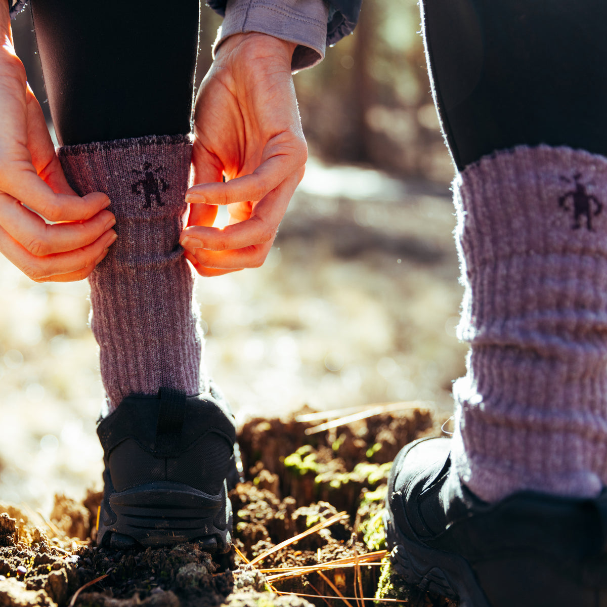 Hike Classic Edition Crew Socks Purple Dawn - ver - 3