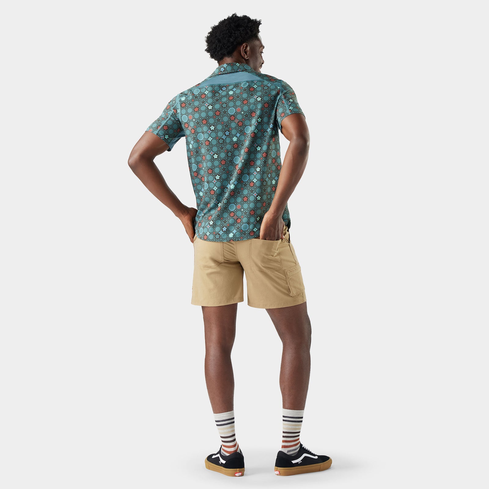 Pantaloncini cargo da escursionismo 7" (18cm) Merino da uomo  - visualizza - 2