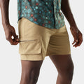 Pantaloncini cargo da escursionismo 7" (18cm) Merino da uomo  - visualizza - 3