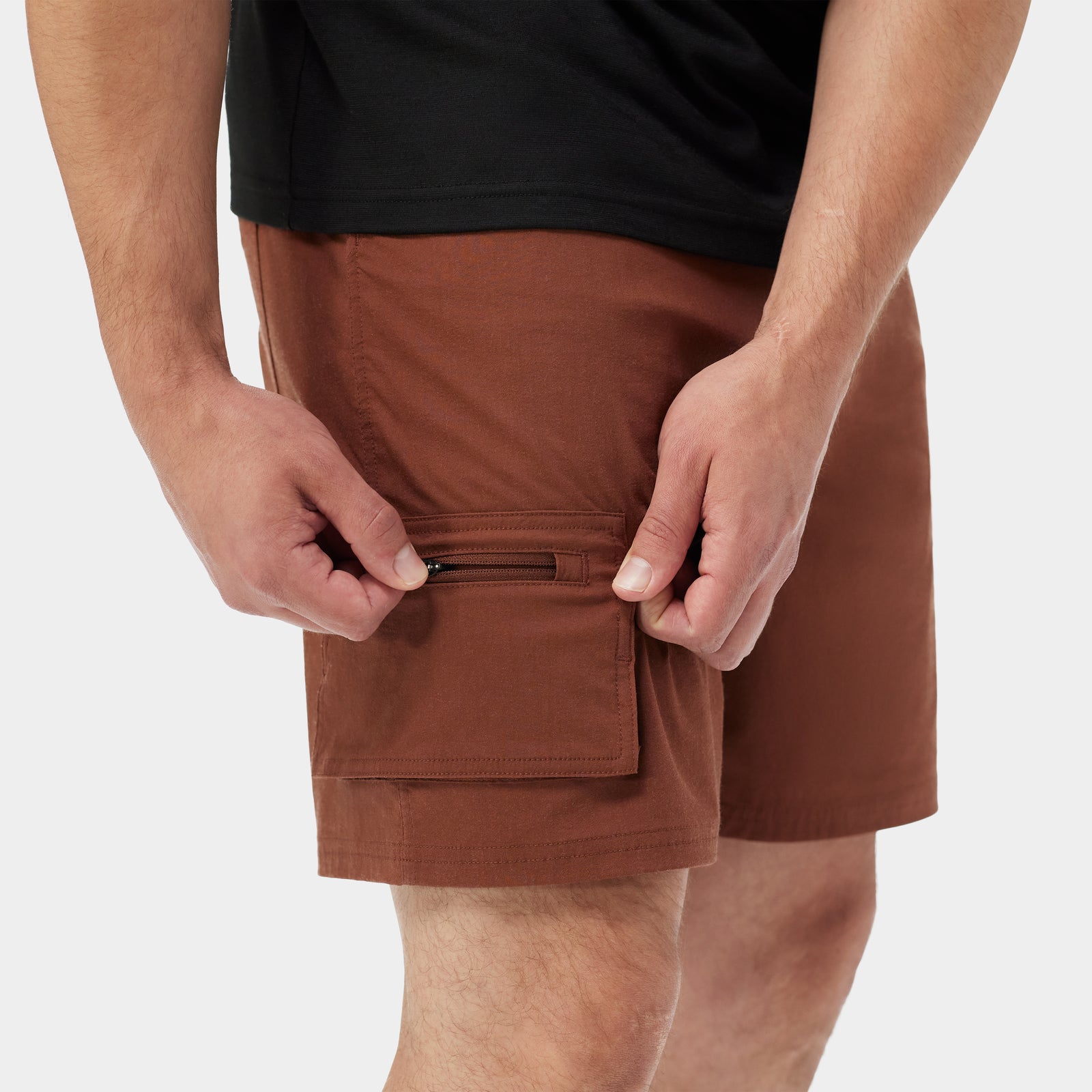 Pantaloncini cargo da escursionismo 7" (18cm) Merino da uomo  - visualizza - 3