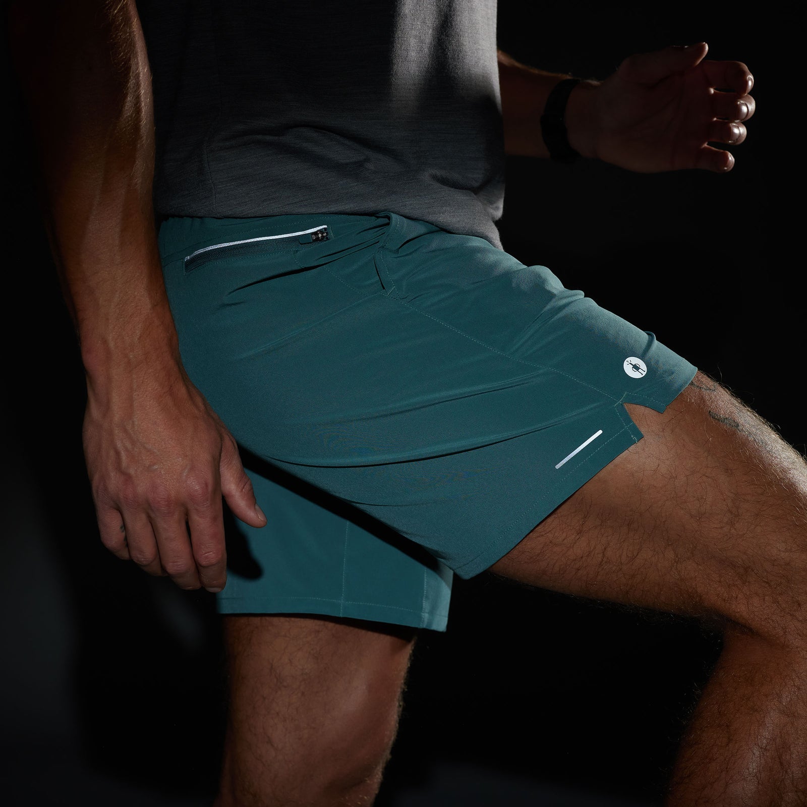 Pantaloncini da uomo sfoderati Active 7"  - visualizza - 4