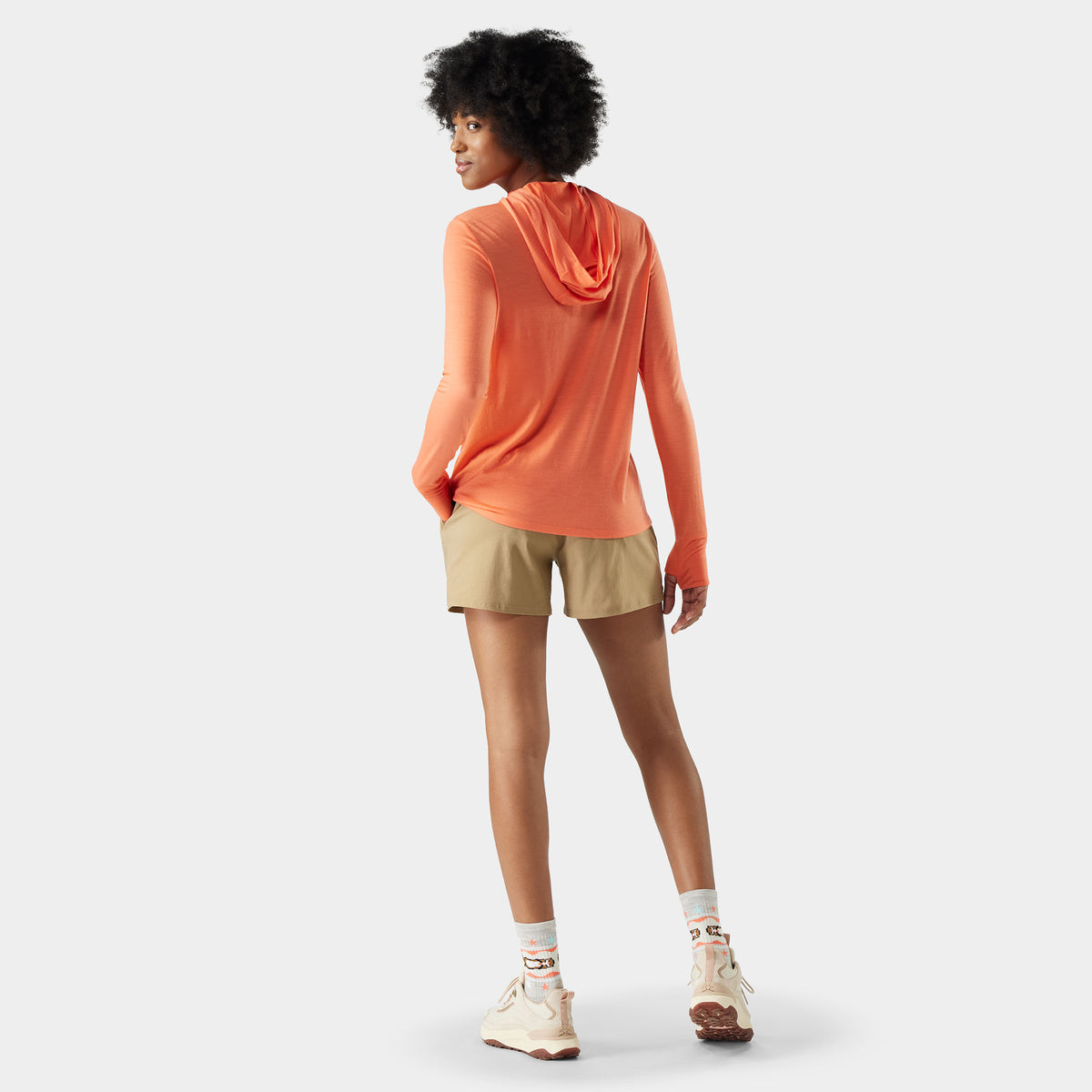 Women's Merino 4" Hike Short Khaki - 2