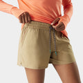 Women's Merino 4" Hike Short Khaki - ver - 3