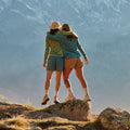Women's Merino 4" Hike Short Dusty Teal - ver - 5