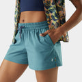 Women's Merino 4" Hike Short Dusty Teal - ver - 3