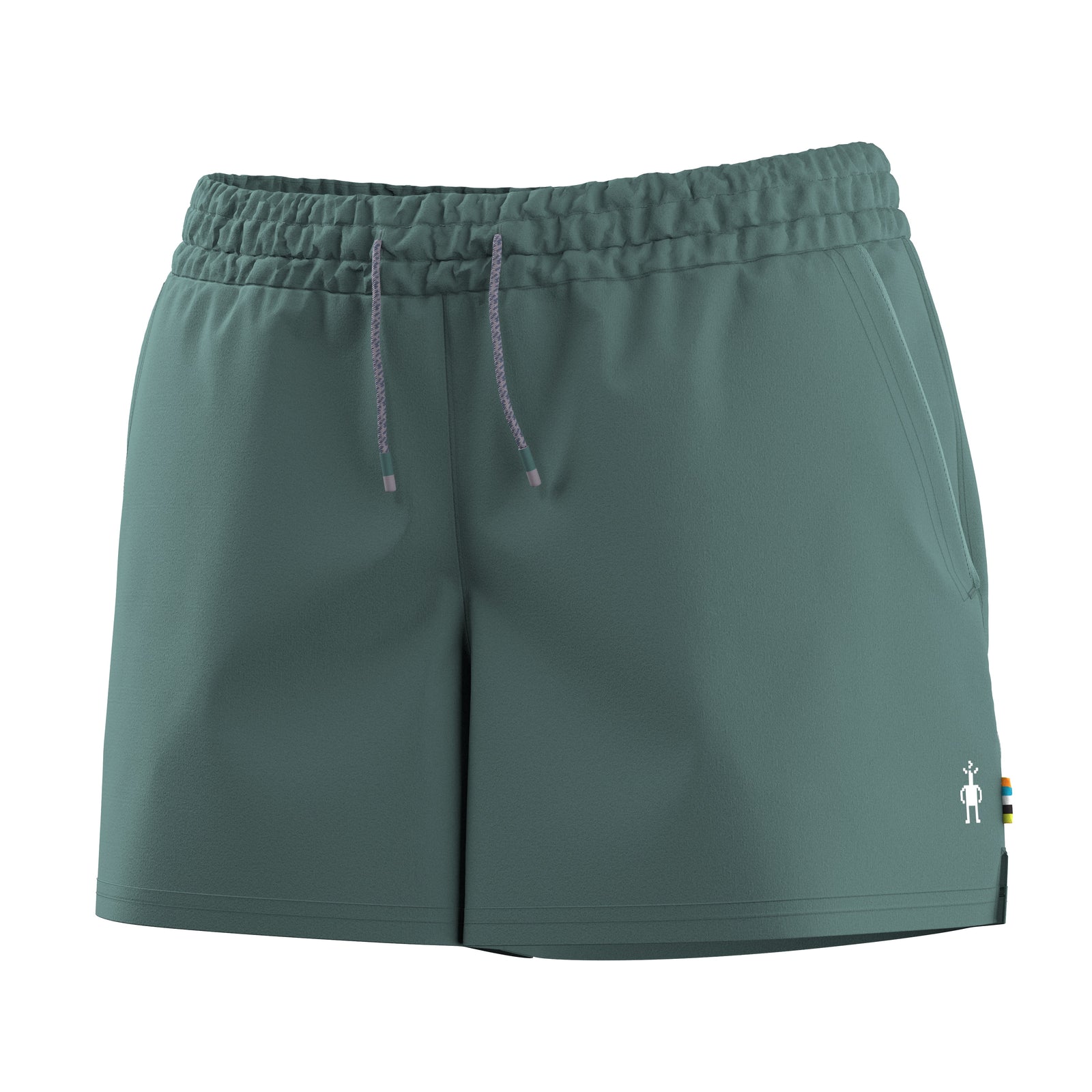 Women's Merino 4" Hike Short Dusty Teal - ver - 4
